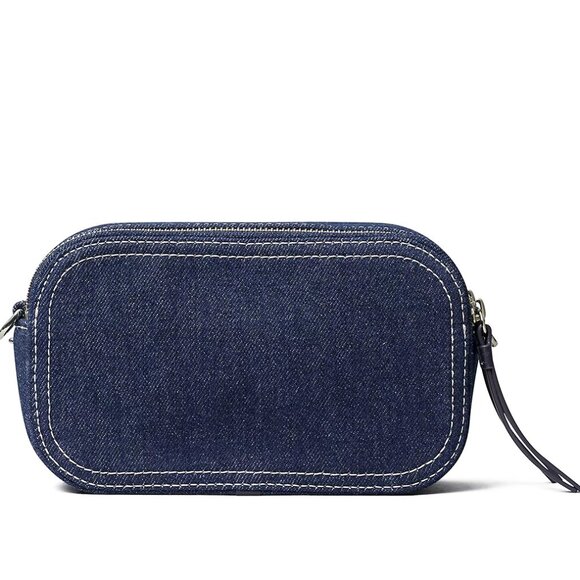 Tory Burch Mini Miller Denim Crossbody Bag - Picture 2 of 10